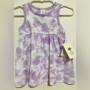 Tucker + Tate Baby Girl Purple Tie Dye Tank Dress Size 3 Months